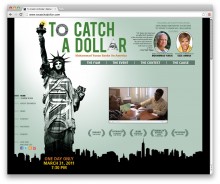 To Catch a Dollar – movie Website design