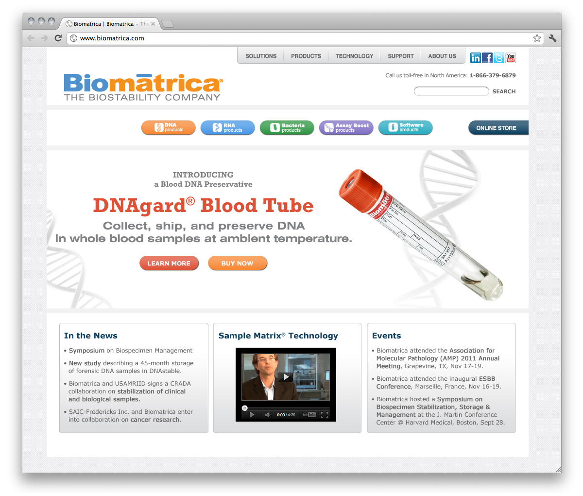 Biomatrica_HomePage Biomatrica_HomePage