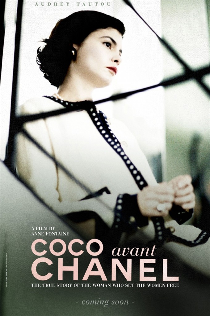 Coco Avant Chanel - Movie Poster by Purple Red